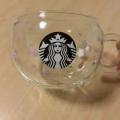 Starbucks SAKURA 耐熱グラス サクラシェイプ