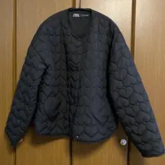 ZARE ハートキルティングジャケット