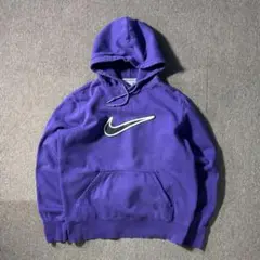 NIKE L センターロゴ プルオーバー パーカー パープル 紫 スウェット