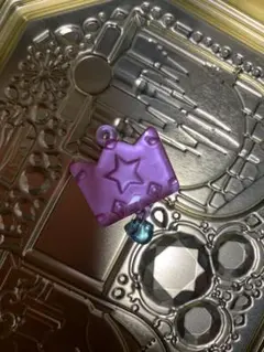 セボンスター　2010年　ケーキ セボンスター（2010年） ハートキー＆リボン 鍵 パープル（紫