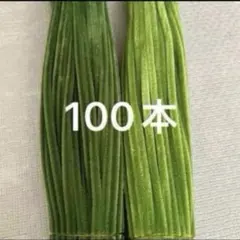緑　黄緑　モール　手芸