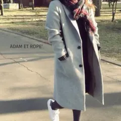 ADAM ET ROPE' シングルチェスターコート
