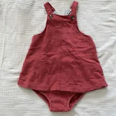 COMME CA DU MODE 赤 サロペット