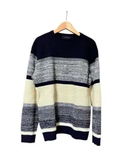 SHIPS JET BLUE シップス　ボーダー　セーター　Lサイズ　日本製