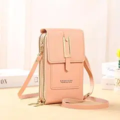 スマホショルダー 財布付き スマホポーチ お札 カード収納 ミニショルダー