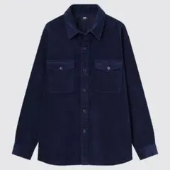再値下げしました！　【ユニクロ】コーデュロイオーバーサイズワークシャツ