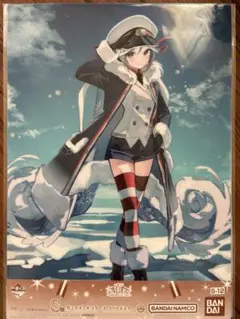 雪ミク 一番くじ　S賞　雪ミクオールスターズクリアポスター