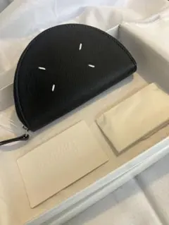 新品・未使用Maison Margiela (マルジェラ)ブラック 二つ折り財布