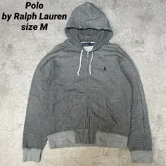 Polo by Ralph Lauren 霜降りグレー ジップパーカー