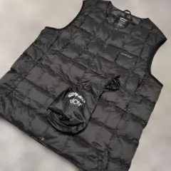 美品　TAION　GRAMICCI　ダウンベスト　ブラック　キルティング　L