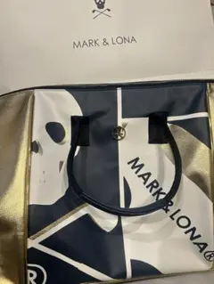 MARK & LONA ゴルフバッグ ネイビー/ゴールド