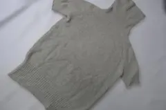 theory セオリー カシミヤ100％ タートルネック 半袖 ロング セーター