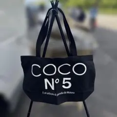 Coco N°5 ブラックトートバッグのサムネイル