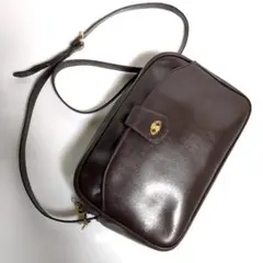 ✨美品✨CELINE ショルダーバッグ トリオンフ金具 レザー ブラウン