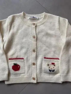 familiar カーディガン アイボリー