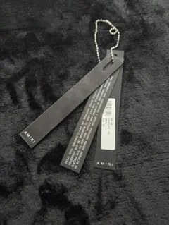 正規品】AMIRI タグ 3連タグ レザー 紙 ボールチェーン - メルカリ