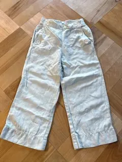 zara kids ワイドパンツ　コットンリネン　7years