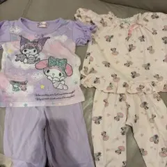 クロミとマイメロディ・パジャマセット 100cm