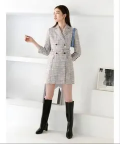 SNIDEL ジャケットミニワンピース