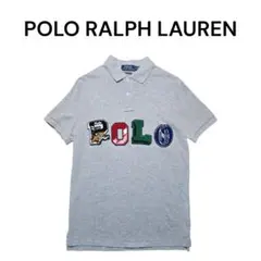 ポロラルフローレン　ビッグロゴワッペン刺繍ポロシャツ　RALPH LAUREN