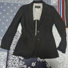 COMME CA ISM ブラック テーラードジャケット M