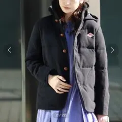 DANTON ダントン BEAMS別注 ダウン ウールモッサ ネイビー 36