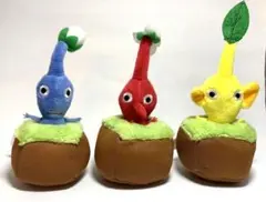 ピクミン引っこ抜きぬいぐるみマスコット全３種タイトープライズ