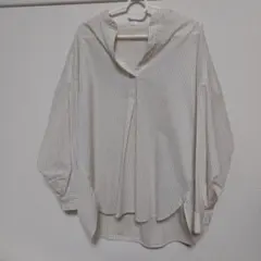 AMERICAN HOLIC ストライプ 五分袖シャツ L