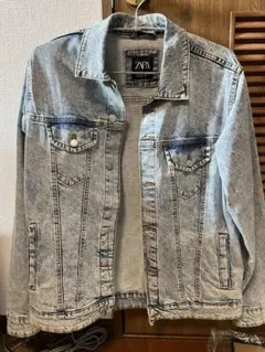 【★特別価格】ZARA ライトブルーデニムジャケット Mサイズ