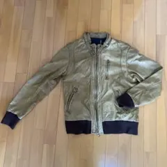 【良品】レザージャケット　AVIREX 牛皮　ミリタリー　カウレザー　バイカーのサムネイル