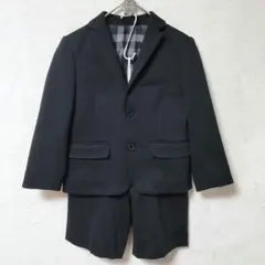 バーバリーロンドン ノバチェック 卒園式 入学式 フォーマルスーツ 110 黒