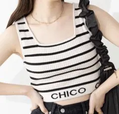 Chico チコ 服 トップス レディース タンクトップ ノースリーブ