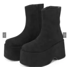 GRL スエード厚底ブーツ[zr1140]