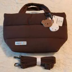 【美品】スターバックス　ミッフィー　トートバッグ　ブラウン