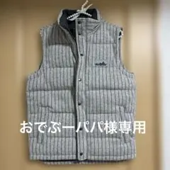 patagonia ストライプ ダウンベスト S
