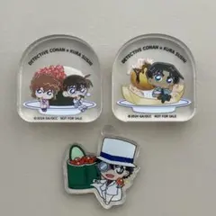 名探偵コナン × くら寿司 アクリルキーホルダー 3個セット