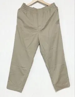 新品 ユニクロ ストレッチイージー アンクルパンツ ベージュ Mサイズ