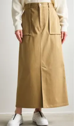 チノナロースカート LOUNIE ベージュ色 新品