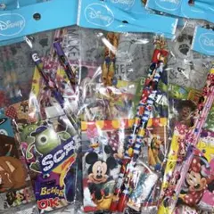 ディズニー　折り紙メモ　４点　文具セット　8個