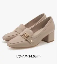 【新品未使用】ランダ L(24.5) 2WAY モノグラムローファーシューズ