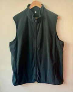 オールドユニクロ 古着 フリースベスト XL グレー 00s アウトドア カジ