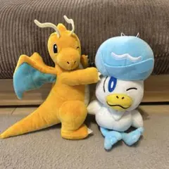 ポケモン ぬいぐるみ ゼニガメ カイリュー 2体セット - メルカリ