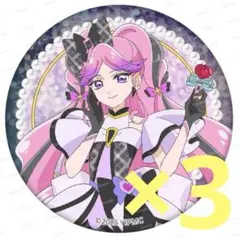 映画キミとアイドルプリキュア ブルジュラ 缶バッジ キュアキッス 3点
