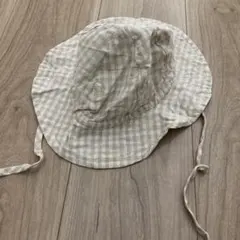 Aosta チェック柄 ベビーハット