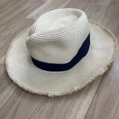 CECIL McBEE ペーパーハット フリンジ ネイビーリボンのサムネイル