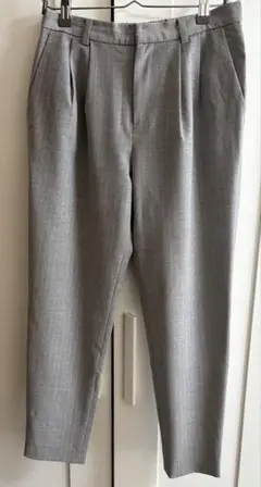 【Ballsey】トゥモローランドストライプグレーテーパードパンツsize36