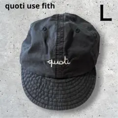 quoti use fith キャップ ブラック Ｌのサムネイル