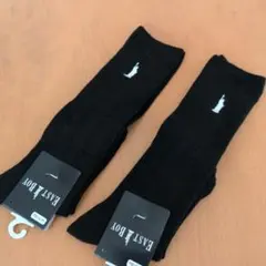 EASTBOY ハイソックス 19〜24cm ブラック 2足