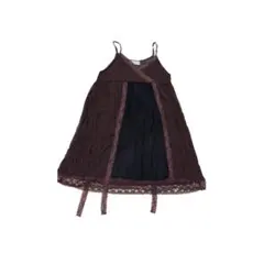 vintageレースキャミワンピース