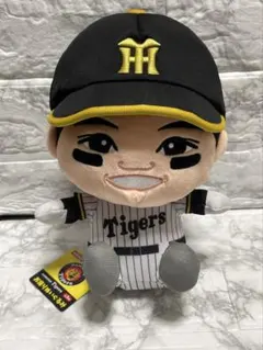 ラウンドワン　阪神タイガース お座りぬいぐるみ 森下翔太